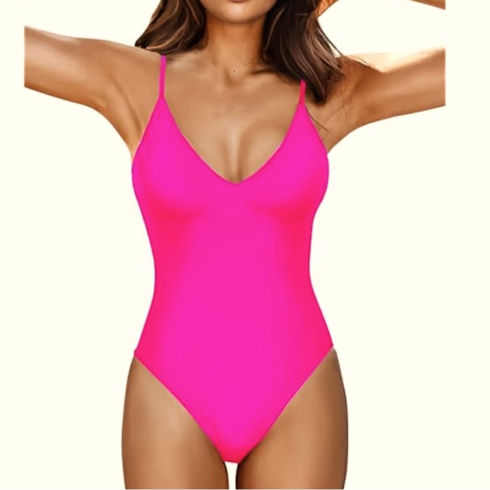 Vibrant Pink One-Piece Swimsuit